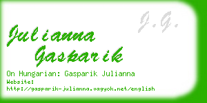 julianna gasparik business card